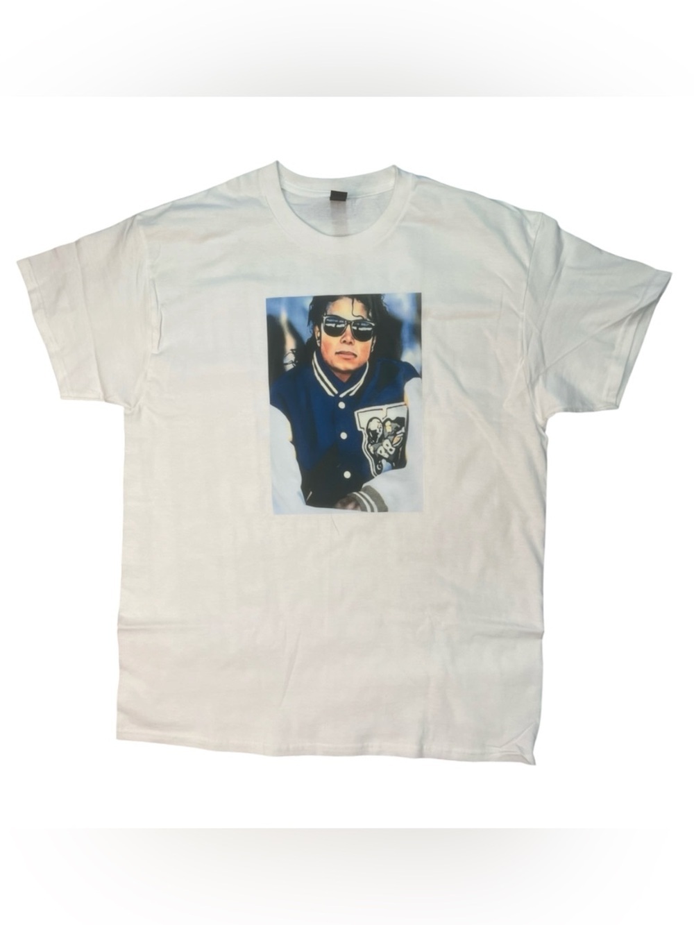SZ LARGE MJ VARSITY FOOTBALL GRAPHIC TEE